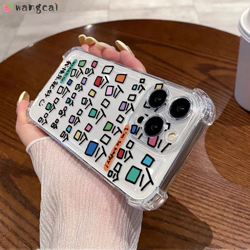 SAMSUNG สําหรับsamsung Galaxy S24 S23 Plus Ultra FE S24 + S23 + เคสโทรศัพท์ตลกคําจีนHaha Ha Ha Happy