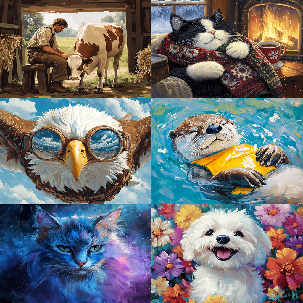 ลอยไป ระบายสีตามตัวเลขสัตว์ศิลปะจิตรกรรมโดยตัวเลขภาพสีน้ํามันดิจิตอลโดยตัวเลขตกแต่งบ้าน