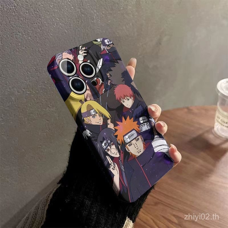 เคสโทรศัพท์คอลเลกชันตัวละครนารูโตะญี่ปุ่นเคสกันกระแทกสำหรับ iPhone 14PROMAX 14 13 12 11 PROMAX 15PROMAX 16PROMAX 15 16 plus 7plus XS XR X