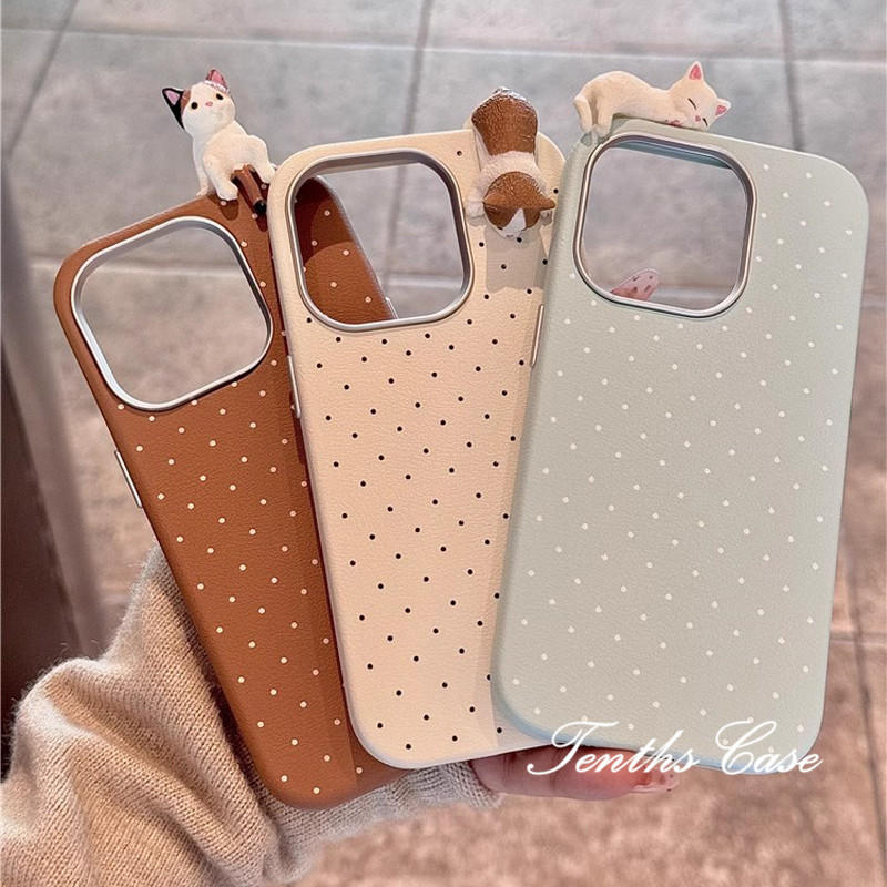 SAMSUNG สําหรับsamsung S24 S23 A22 A21 S20FE Plus Ultra A11 A21s A73 A72 3D DIYแมวสุนัขธรรมดาหนังรูปแบบชุบเลนส์กรอบเคสโทรศัพท์ปกอ่อน
