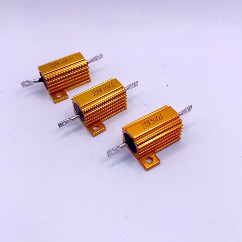 Rซิงค์ ตัวต้านทานอลูมิเนียม 25W -2k 3k 3.3k 10k 20k 47k 50k -1E 1.5E 6E 8E 10E 15E 20E 22E 25E 33E 4