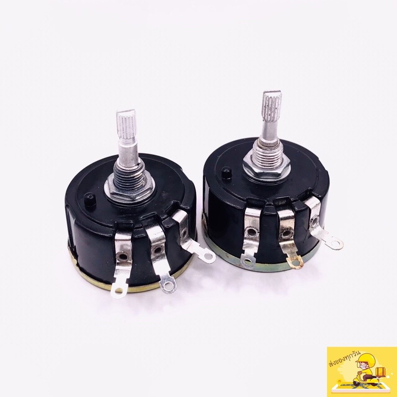 วอลลุ่ม 100โอมห์ 5W รุ่น WX112-050 ขนาด40*25mm แกนยาว 30 mm มีสินค้าพร้อมส่งในไทย