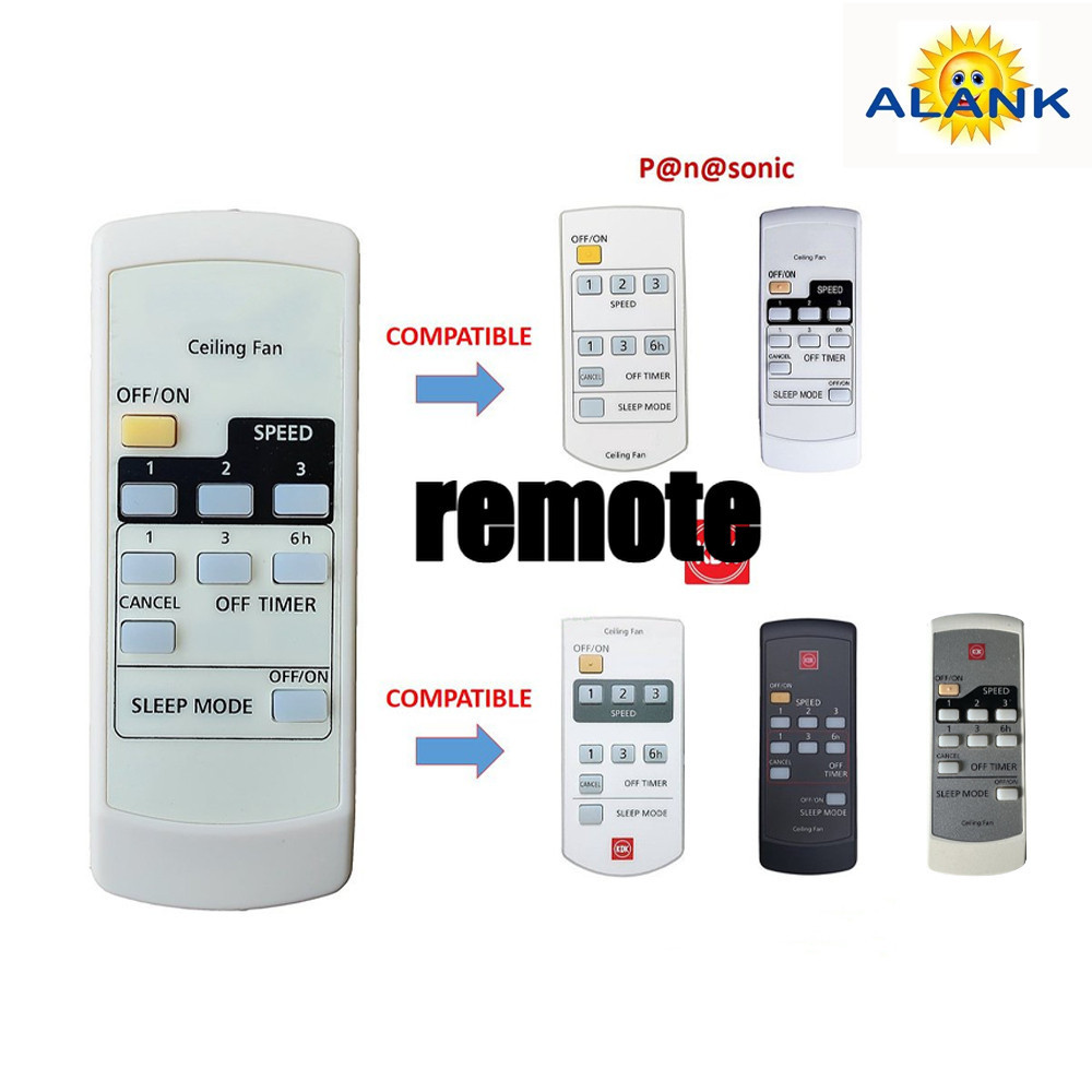 เหมาะสําหรับ Panasonic KDK FAN รีโมทคอนโทรลเพดานพัดลมฟังก์ชั่นรูปลักษณ์การใช้งานเดียวกัน