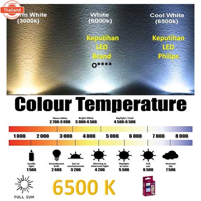 genuine  หลอดไฟหน้า LED PHILIPS ฟิลิปส์ M5 / T19 Ultinon Essential Moto LED 12V/6W DC กล่องม่วง แสงข