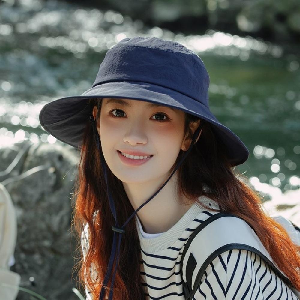 Trendyzone หมวกตกปลา, Anti-Sun Bucket Hat, แฟชั่นปรับอินเทรนด์หมวกชาวประมงกันน้ํากีฬากลางแจ้ง ราคา ถูกที่สุด ดีลบีเคเค แกลเลอรีภาพที่ 4