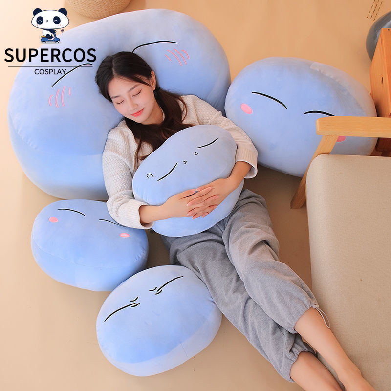Rimuru Slime ของเล่นตุ๊กตาน่ารัก 55 ซม.ตุ๊กตาหมอนสําหรับของขวัญเด็ก
