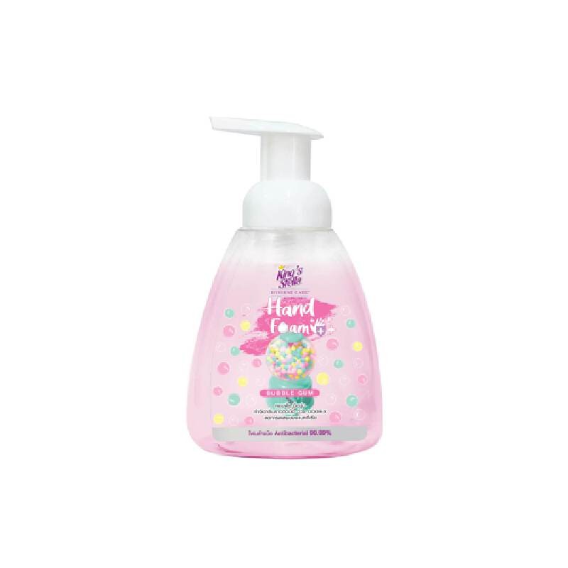 KINGS STELLA ไฮจีนแคร์แอนตี้-แบคทีเรียล แฮนด์โฟม บับเบิ้ลกรัม 300 ml.