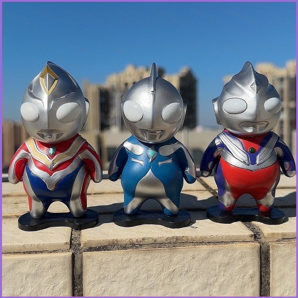 Ultraman Action Figure Ultraman Dyna Ultraman Cosmos Fat Light Cub ตุ๊กตาของเล่นสําหรับเด็กเครื่องปร