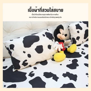 ผ้าปูที่นอนผ้าฝ้าย/ปลอกหมอน/3.5 ฟุต พร้อมปลอกหมอน 1 ใบ 5 ฟุต พร้อมปลอกหมอน 2 ใบ 6 ฟุต พร้อมปลอกหมอน 2 ใบ