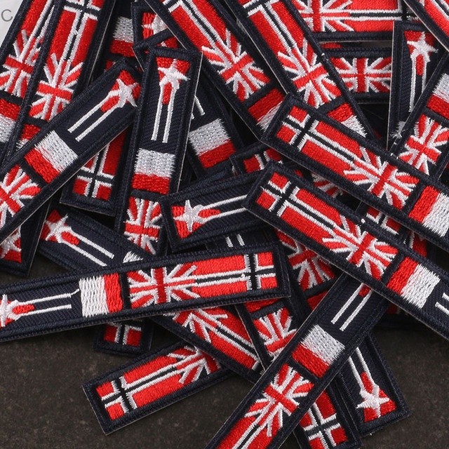 ถูกมากๆ ตัวรีดติดเสื้อลายธงชาติ สวยๆ อาร์มรีดติดเสื้อ สติ๊กเกอร์ติดเสื้อ ติดผ้าห่ม ติดหมวก แจ็คเก็ต พร้อมส่ง G24