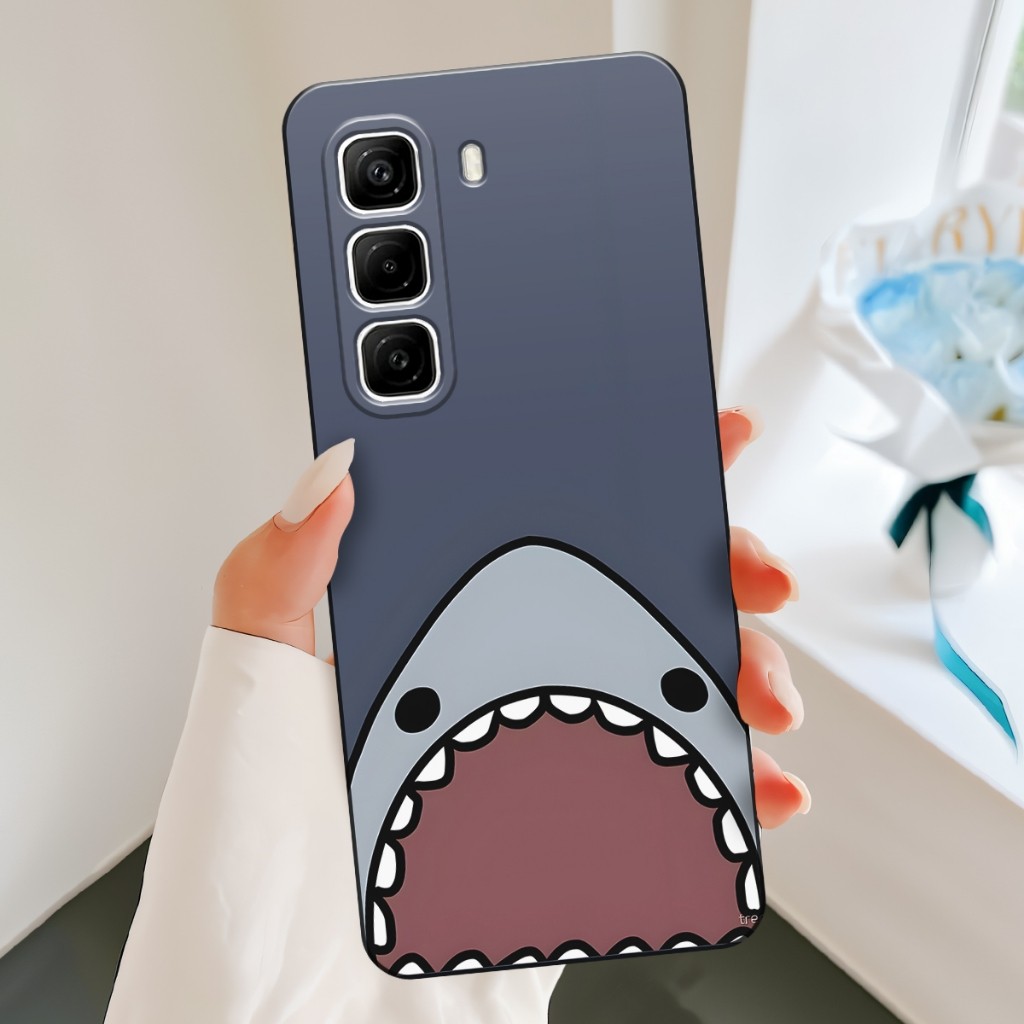 Softcase Hp Infinix Hot 50 4G / Hot 50 5G - Infinix Hot 50 Pro Plus 4G ล่าสุด 2024 Cute Motif - Casi