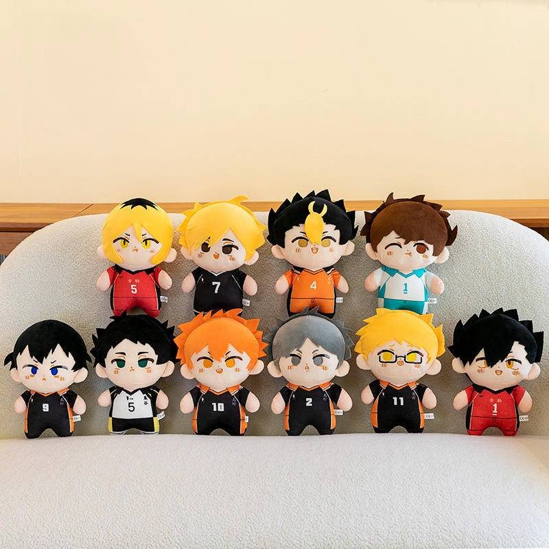2025 อนิเมะ ไฮคิว!! นุ่มน่ารักการ์ตูนของเล่นตุ๊กตา Yu Nishinoya Hinata Shoyo Tobio Kageyama sugawara koushi Keishima Kozume Kenma ของเล่นเด็กตุ๊กตาเด็กของขวัญวันเกิด