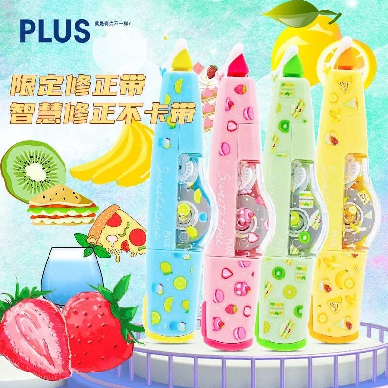 Japan Japan PLUS PLUS Sweet time Limited Edition เทปลบคําผิด Sweets time Correction Tape Replacement