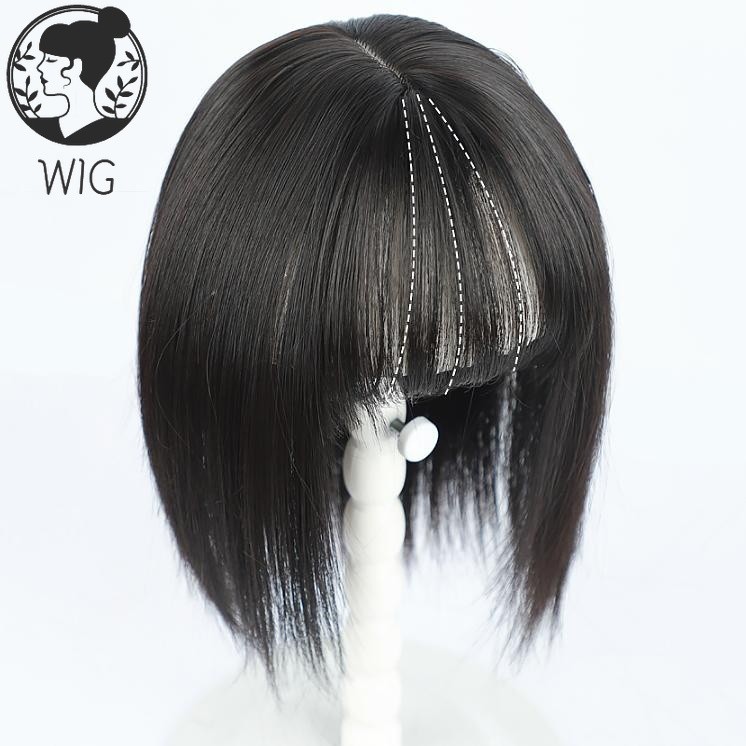 KTY วิกปิดผมขาว เพิ่มผมหนา แฮร์พีชปิดผมบาง แบบกิ๊บติดง่าย เหมือนผมจริง - รูปที่ 3