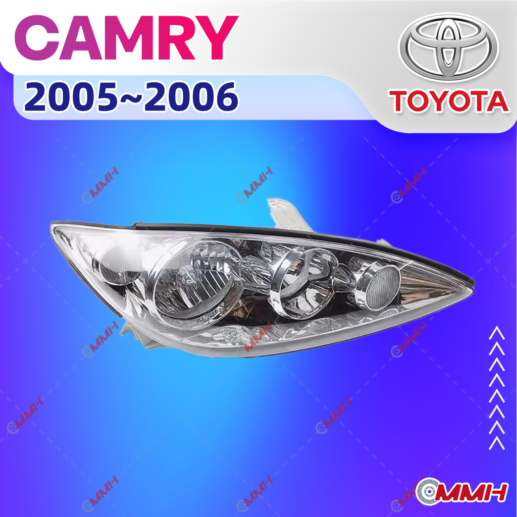 ไฟหน้า Toyota Camry headlamp 2005-2006 ไฟหน้าสำหรับ ไฟหน้า โคมไฟหน้า ไฟหน้า​โปรเจค​เตอร์​ โคมไฟหรถยน