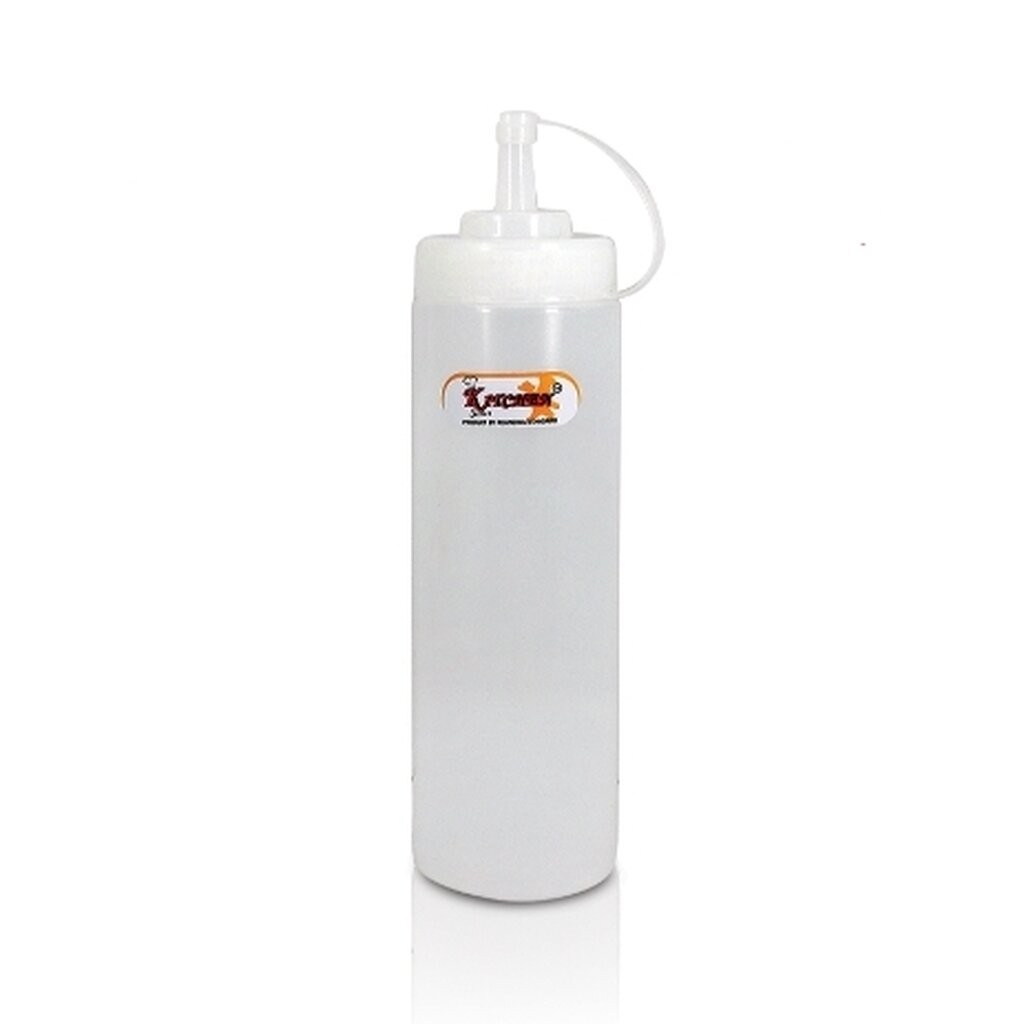 ขวดบีบซอส 24 ออนซ์ / 700ml. ปากกว้าง RW9512TR ตราเรืองวา