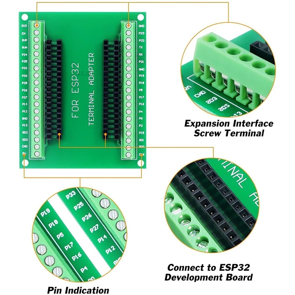 Esp32 บอร์ดพัฒนา WiFi และสําหรับบลูทูธการใช้พลังงานต่ําเป็นพิเศษ Dual Core ESP-32 ESP-32S ESP 32 คํา ESP8266