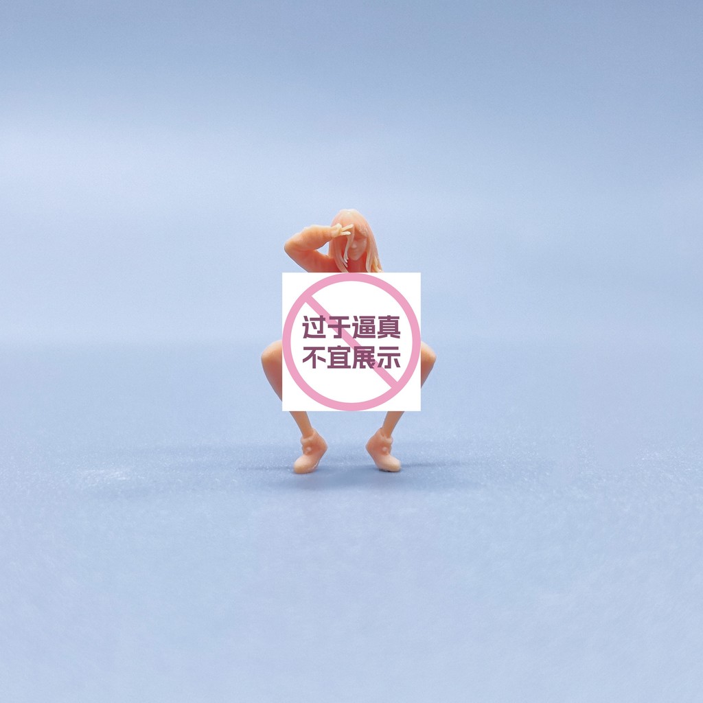 [Uh Hum Model] 1: 64 Doll 1: 43 Miniature White Model เซ็กซี่ที่นั่งมากกว่า yeah Gesture Girl V622