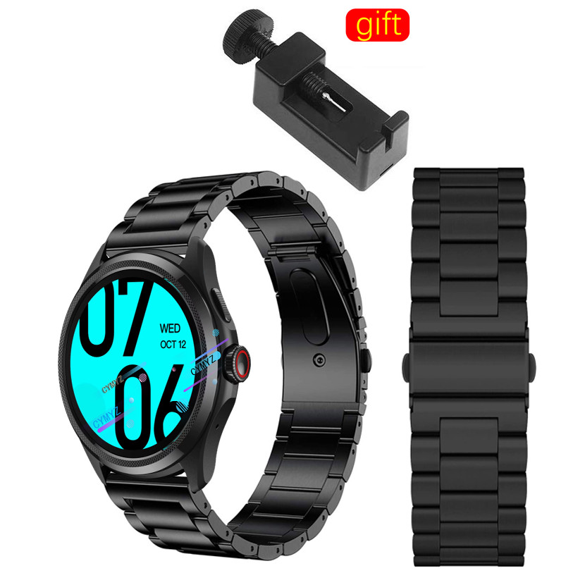 สาย Ticwatch Pro 5 สายโลหะสําหรับ Mobvoi Ticwatch Pro 5 สายรัดข้อมือแบบสปอร์ต