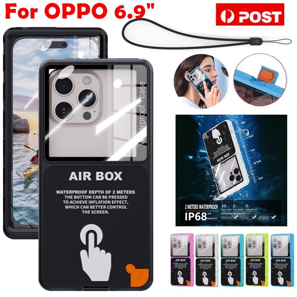 Ip68 กันน้ํา 360 Full Body สําหรับ OPPO A79 A77 A74 A57 A38 A58 A78 A98 A17 A16 A96 4G 5G ค้นหา X3 X
