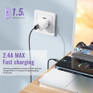 BOROFONE BX87 สายชาร์จ PD 2.4A สายชาร์จข้อมูล 【รองรับ 5～16 Pro Max】Type-C/Micro