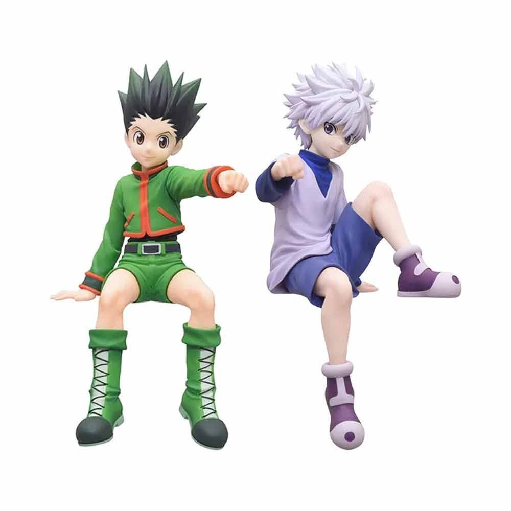 13cm Noodle Stopper Hunter x Hunter Action Figures Model Toy Gift Gon Killua Set