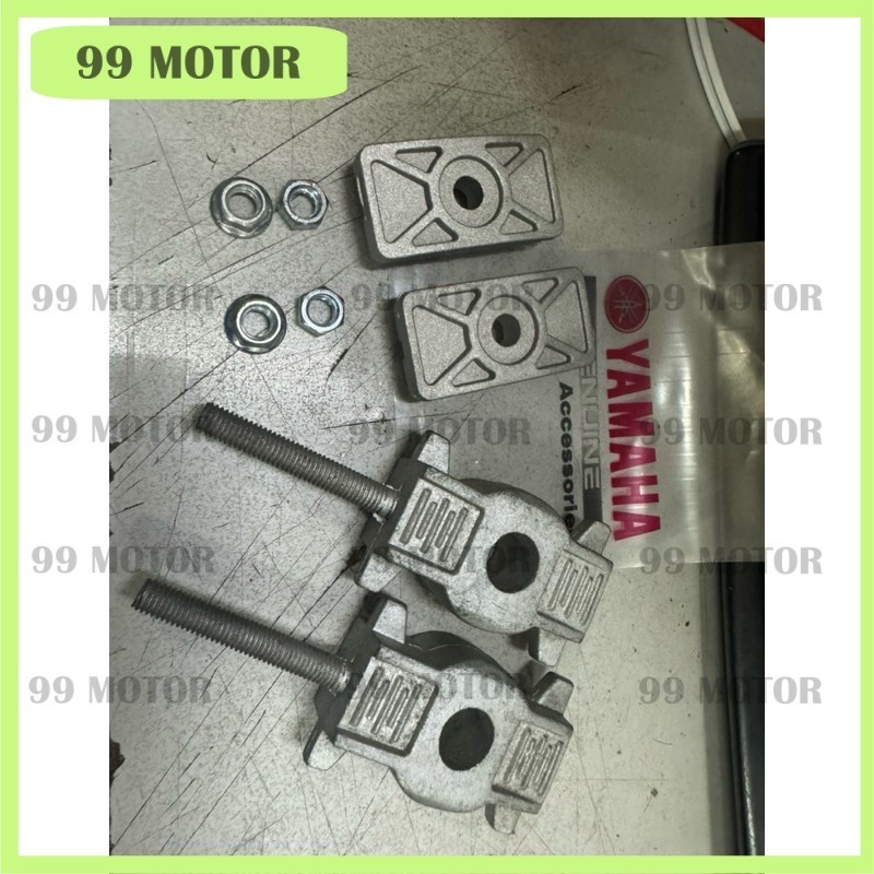 YAMAHA TZM150 CHAIN ADJUSTER PLATE (ครบชุด)