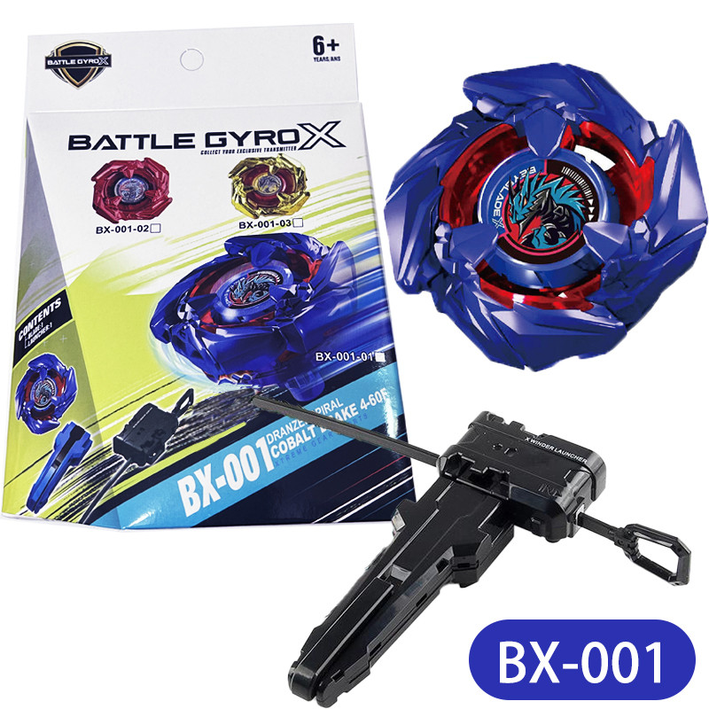 Blue Dragon Bayblade Burst Gyro BX Series Alloy Beyblade พร้อมสายเคเบิลเครื่องส่งสัญญาณ BX-00 BX00-1 BX-00-04 BX-01 BX-19 BX-04-001 BX-002
