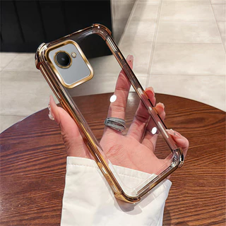 สําหรับRealme C30 C30S NARZO 50i Primeเคสโทรศัพท์TPU 2025 กันกระแทกออกแบบใหม่ขั้นสูงโปร่งใสเคสโทรศัพท์SZ12