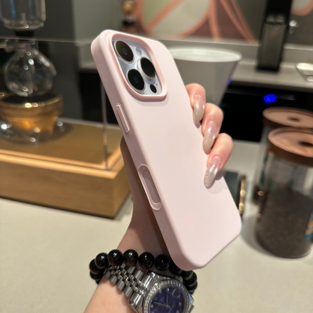 รวมทุกอย่างกล้อง Ai ปุ่มซิลิโคนเหลวเคสโทรศัพท์สําหรับ ไอโฟน 16 มือโปร สูงสุด 16มือโปร ปลอกกันกระแทกป้องกันลายนิ้วมือเคลือบด้วยโลโก้นุ่มปกหลัง
