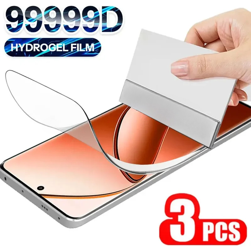 Meizu mblu22 Note22 Note21 Note16 3 ชิ้น 999D HD Clear Soft Hydrogel ฟิล์มสําหรับ Meizu mblu 22 หมาย