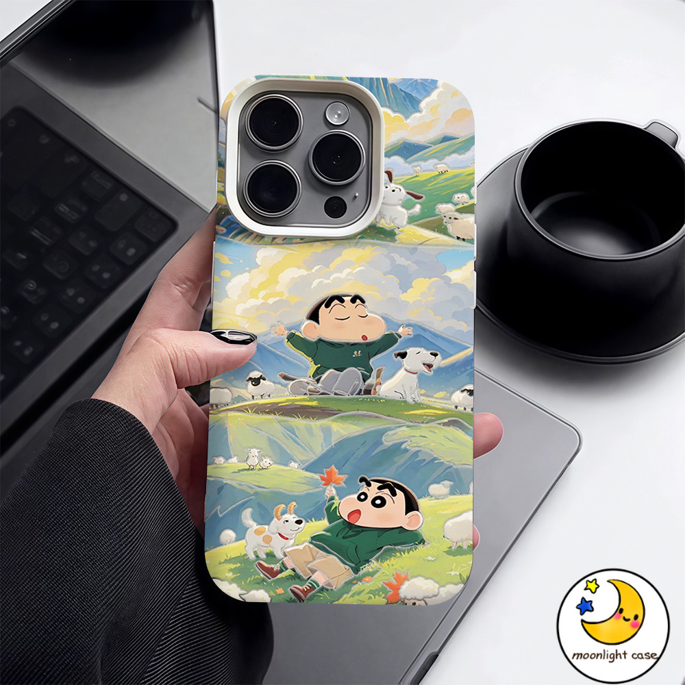 🎗 GOOD 🎗 เคสเหมือนเปลือกลิ้นจี่ การ์ตูนเด็กน้อย การ์ตูน น่ารัก รักษา สําหรับIPhone16 15 14 13 7 8plus Pro Promax XR XS