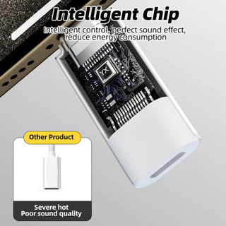 Type C ถึง IOS หูฟังอะแดปเตอร์เสียง USB C ชาย IOS หญิงหูฟัง Converter สําหรับ iPh 16 15 โทรศัพท์แท็บเล็ต