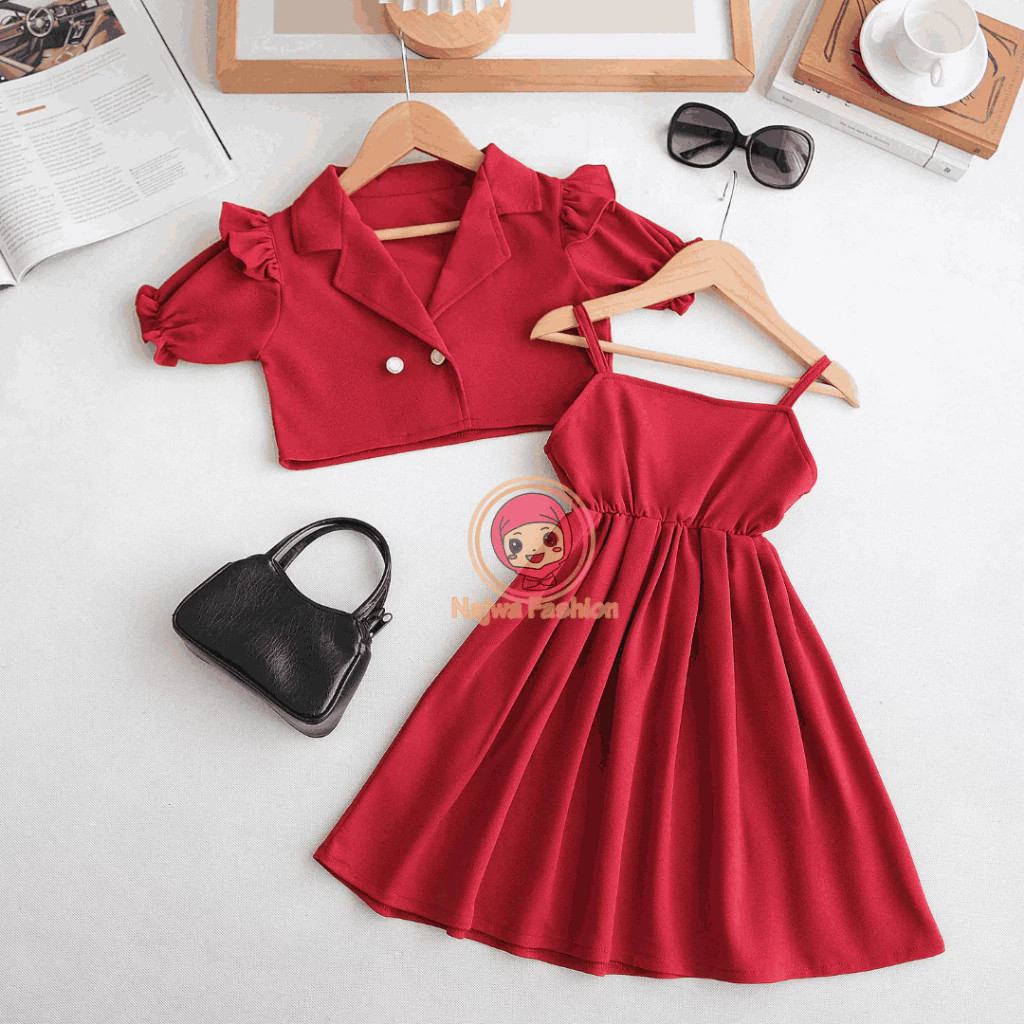 Ders Gahun ชุดวันเกิดสไตล์เกาหลี Bju Dreea Amak Import Premium Gaum Luxury Party Dress Ansk น่ารัก D