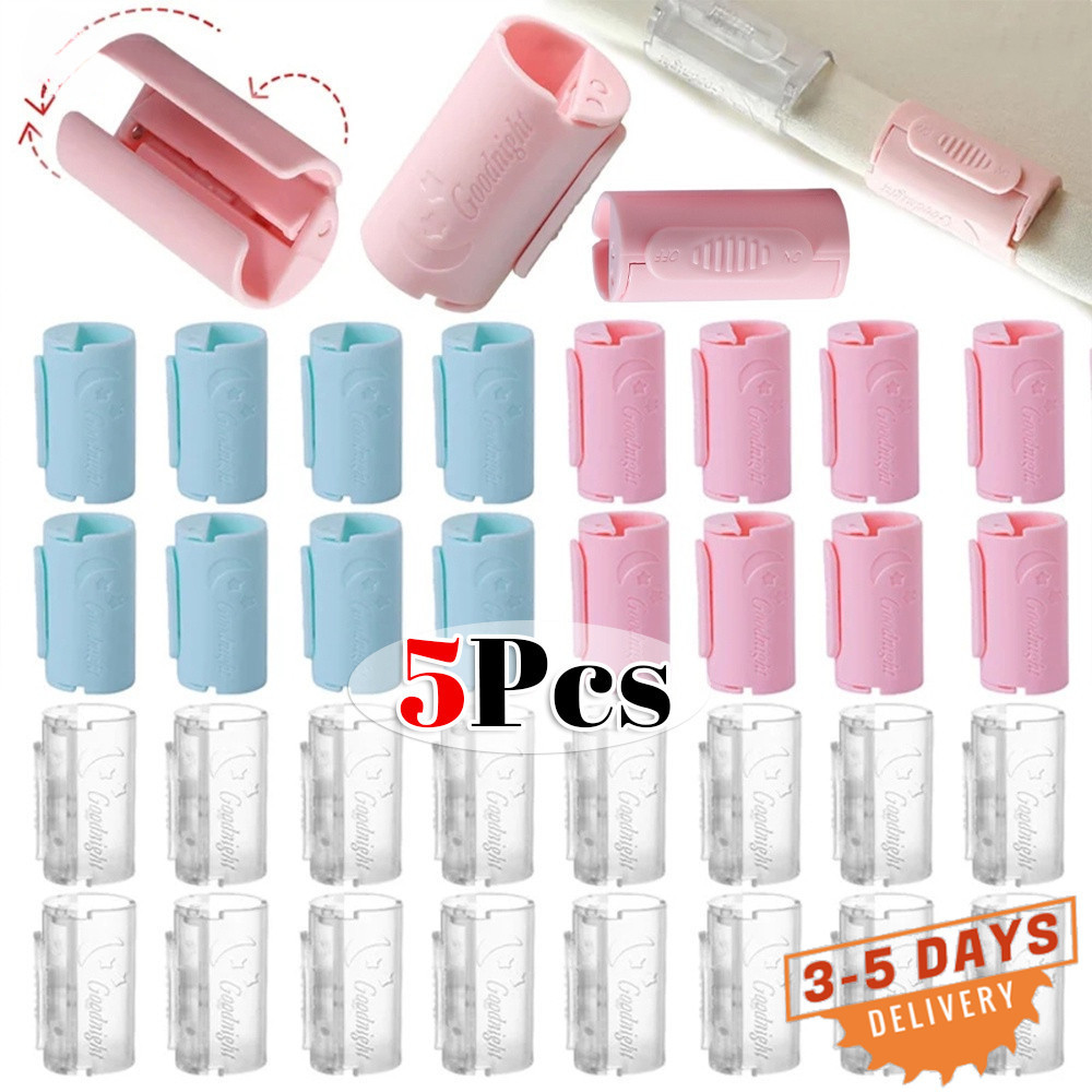 [3-5 วันมาถึง]คลิปหนีบผ้าปูที่นอนกันลื่น 4x2ซม | สายรัดผ้านวมพลาสติก หน้าท้อง สําหรับที่นอน/ผ้าขนหนู