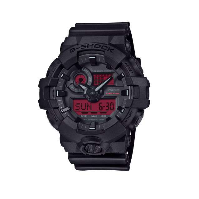 JDM MAY WATCH ★ Casio G-shock Analog Digital World Time TIMER LED นาฬิกาจับเวลา GA-700BBR-1AJF 2025.