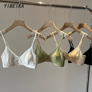 ชุดชั้นในดันทรง ทรงสามเหลี่ยม ไร้กรอบ ระบายอากาศ เซ็กซี่ ใส่…