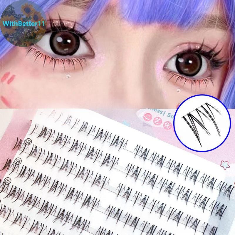 Better Lower Lashes ธรรมชาติ Lower Lashes Segmented Lower Lashes Single Lashes การ์ตูน Lower Lashes 