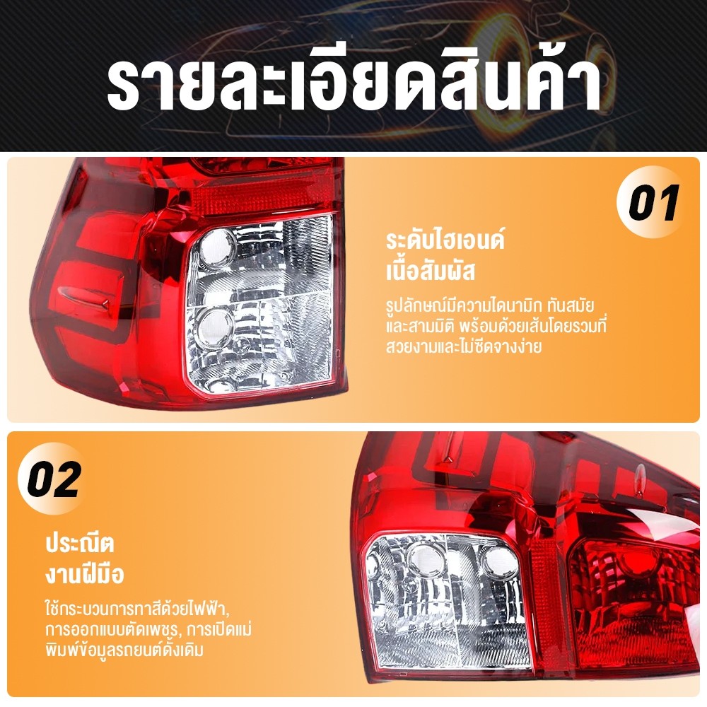 ไฟท้าย Revo รีโว่ Toyota Hilux REVO ปี 2015 2016 2017 2018 2019 2020 2021 - 2025 - รูปที่ 3