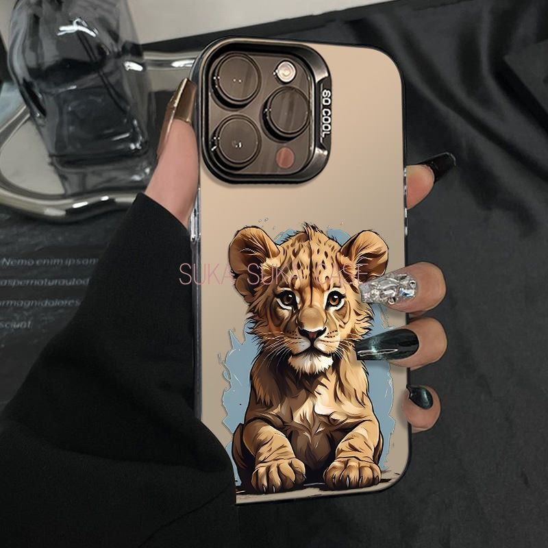 เคสสิงโตเด็ก OPPO series ใช้งานร่วมกับสําหรับ-Oppo-A8-A18-A15-A16-A57-A55-A38 A3S A5 A12E A33 A54-A7