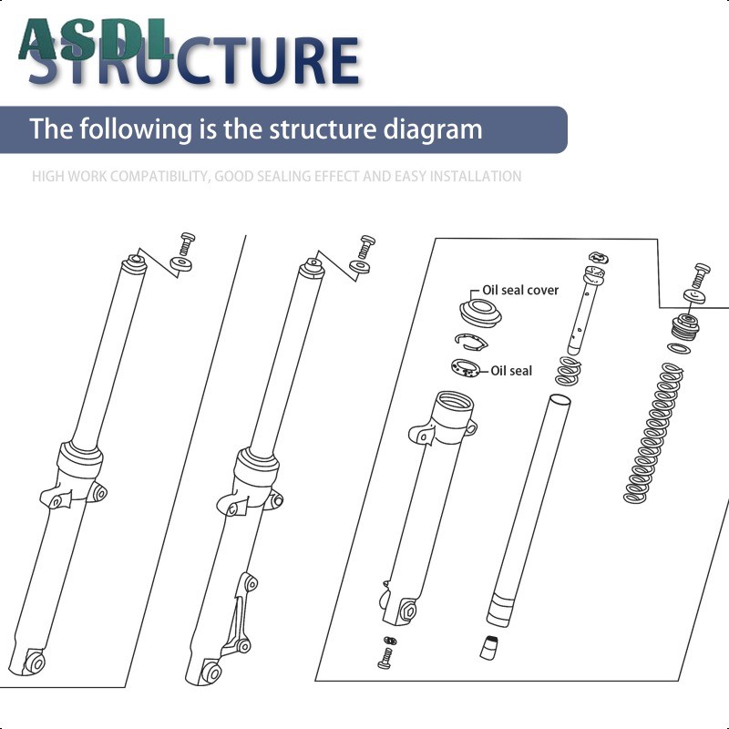 ASDL 41*54*11 สําหรับ HONDA CB-1 CB400 CBR400 CB500 CB600 CBR600RR CB750 41x54x11 41 54 11 รถจักรยานยนต์ส้อมด้านหน้าซีลน้ํามันและฝุ่น - รูปที่ 7
