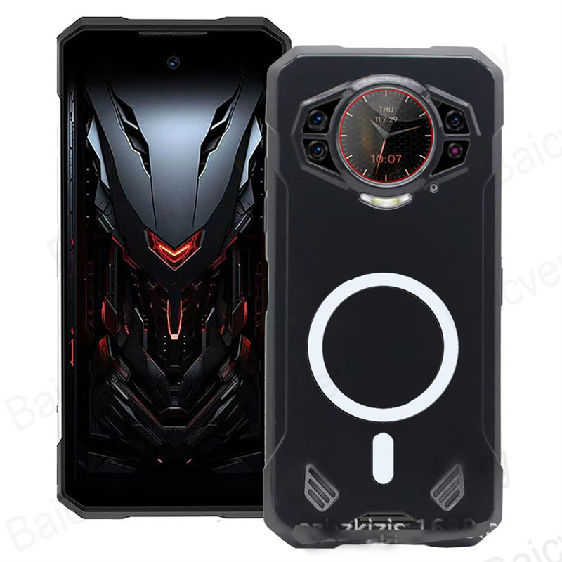 Doogee S200X / Doogee S200 Casing Clear Case Phone Case Cover Support Magnetic Wireless Charger with