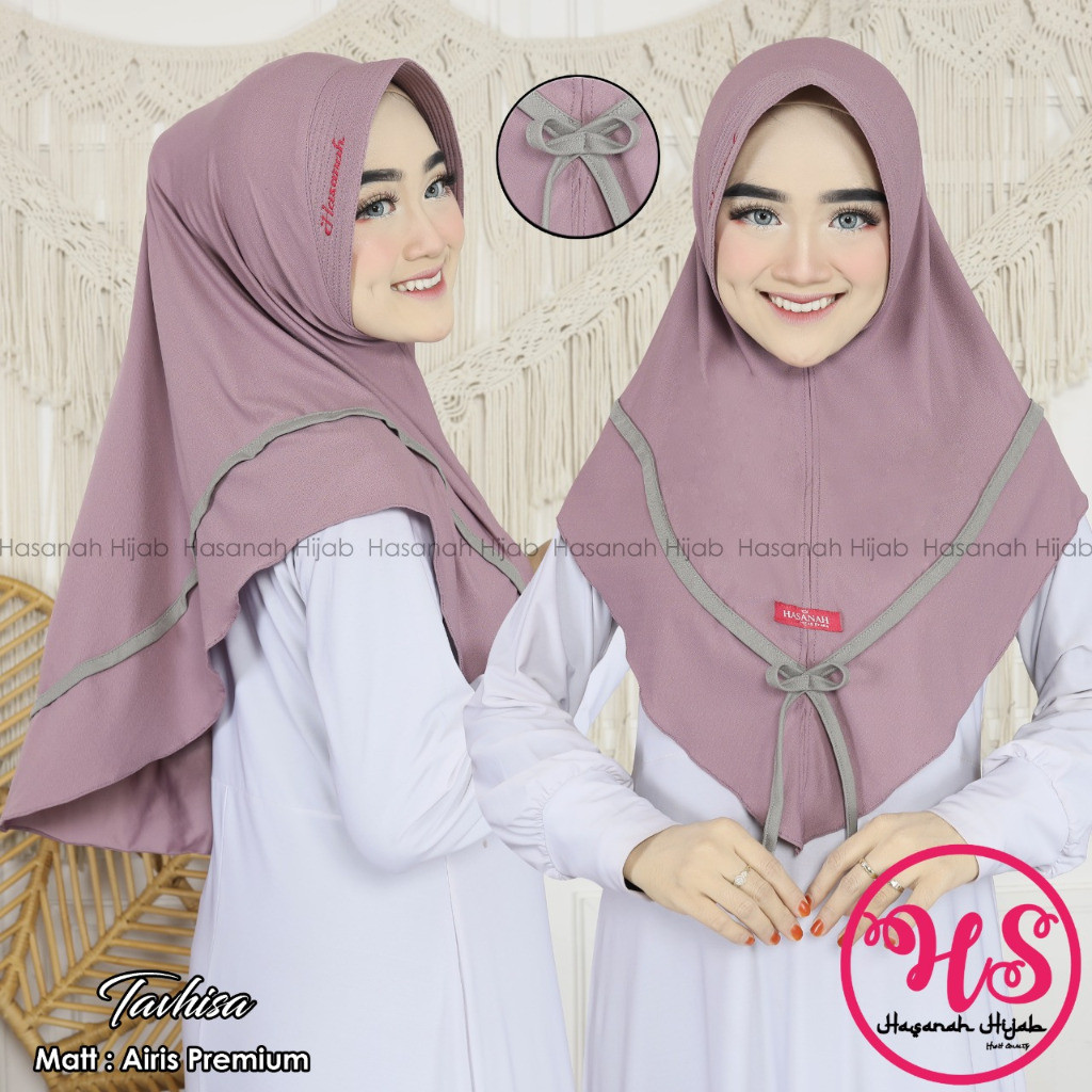 GF - TAFHISA Hijab - Hasanah Jersey Airis Instant Hijab, Modern Muslimah Medan Hijab