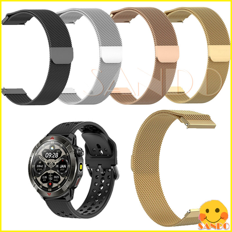 สาย Aolon Navi R4 GT5 Pro R3 R2 Aolon Pulse TETRA S5 สมาร์ทวอทช์ milan สายโลหะ smartwatch สายรัดแม่เ