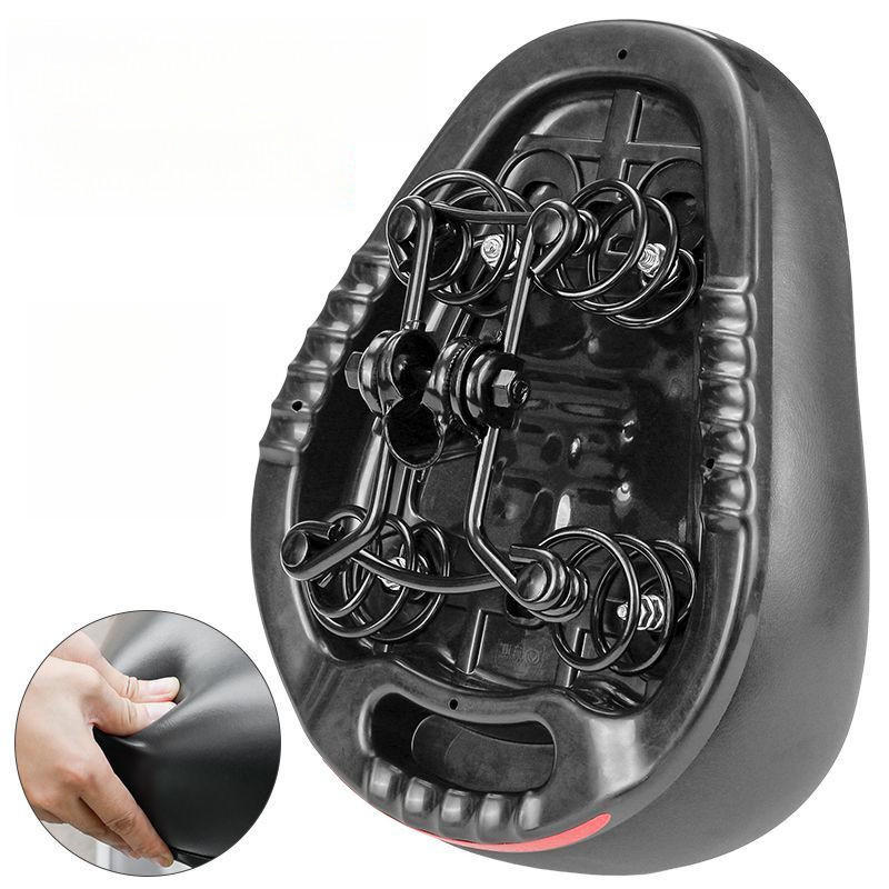 ✨ ที่นั่งรถไฟฟ้า-ที่นั่งจักรยาน-รองเท้านั่งยาง Универсัลสำหรับรถไฟฟ้า-จักรยานไฟ-ดรIVERS