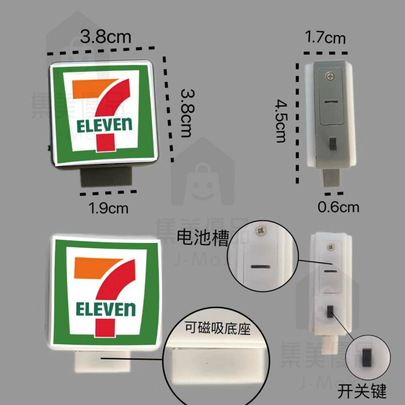 ร้านสะดวกซื้อป้ายไฟส่องสว่างแม่เหล็กติดตู้เย็นแม่เหล็กติดตู้เย็น - รูปที่ 6