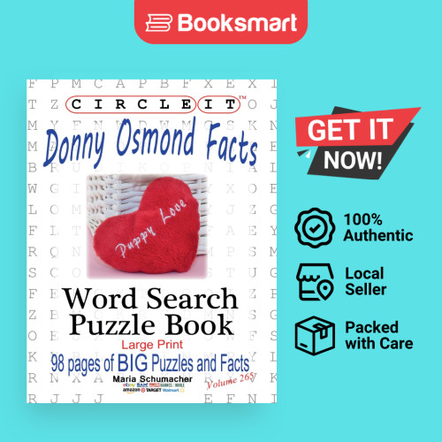 Circle It Donny Osmond Facts Word Search Puzzle Book - ปกอ่อน - อังกฤษ - 9781950961528