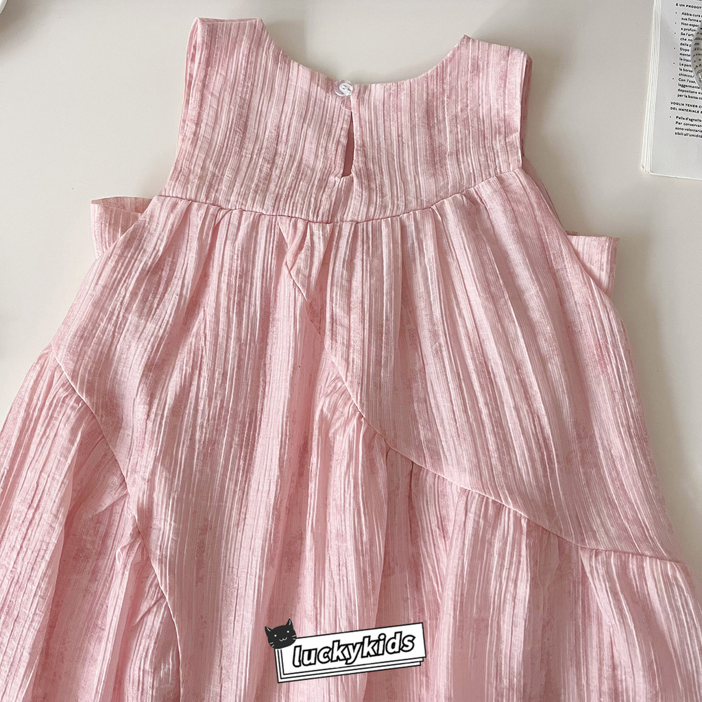 ฤดูร้อนเด็กสาวกุทัณฑ์แขนกุดชุดหวานเด็กสาวชุดเจ้าหญิงชุดอาทิตย์ - รูปที่ 3