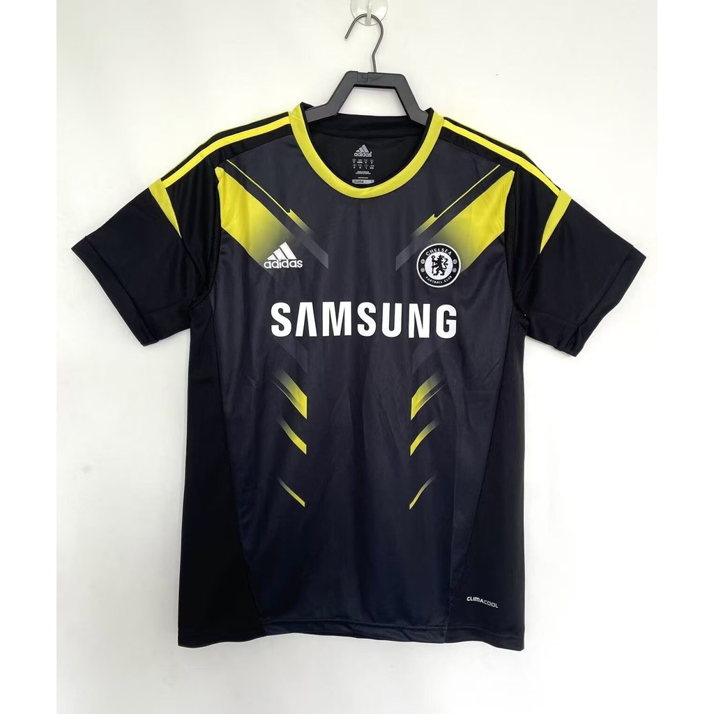 Retro 2012-13 เชลซี 3RD ฟุตบอลคุณภาพสูง Retro Version Jersey รุ่นฟุตบอลที่กําหนดเองชื่อและหมายเลข