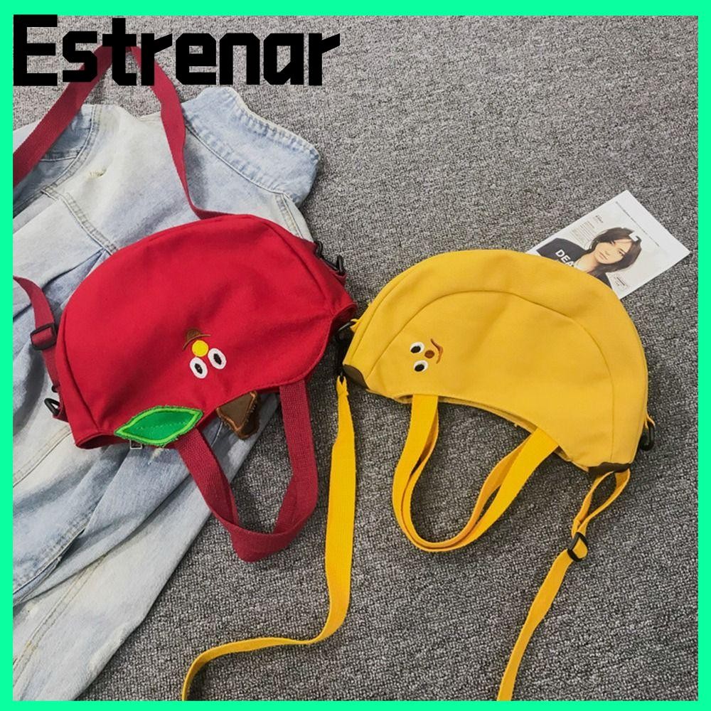 Estrenar กระเป๋าผ้าแคนวาสผู้หญิง Messenger การ์ตูน Cross Body